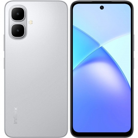 Смартфон Infinix Smart 10 4/128Gb Silver - фото 1
