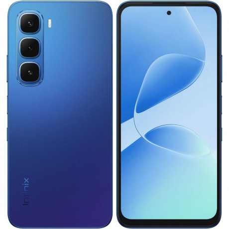 Смартфон Infinix Hot 60i 8/256Gb Blue - фото 1