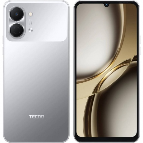 Смартфон Tecno Spark Go 3 4/128Gb Серый - фото 1