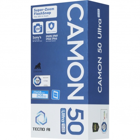 Смартфон Tecno Camon 50 Ultra 5G 12/256Gb Green - фото 16