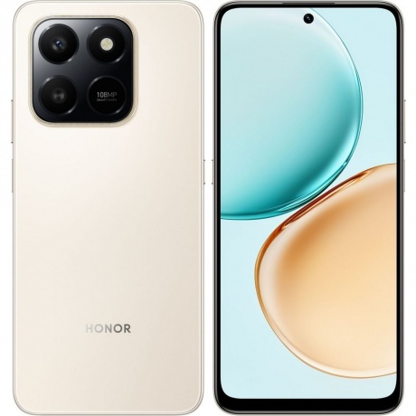 Смартфон Honor x7d 8/256Gb (5109BXJV) Gold - фото 1