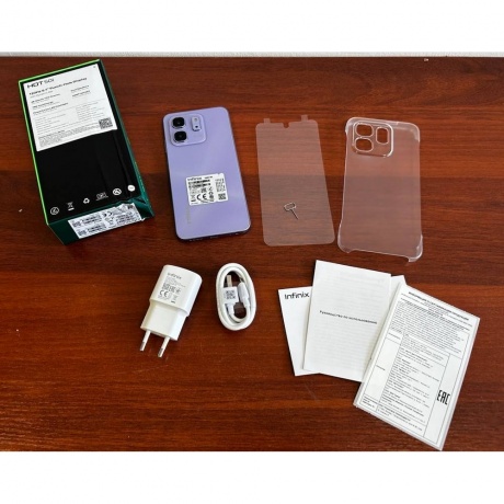 Смартфон Infinix Hot 50i 4/128Gb Violet уцененный - фото 7