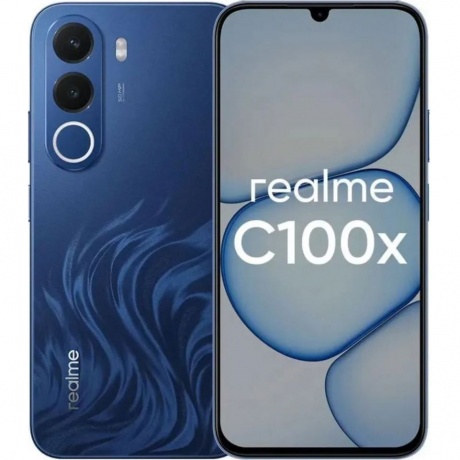 Смартфон Realme C100X 4/128Gb синий - фото 1
