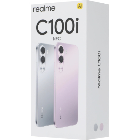 Смартфон Realme C100i 4/64Gb фиолетовый - фото 29
