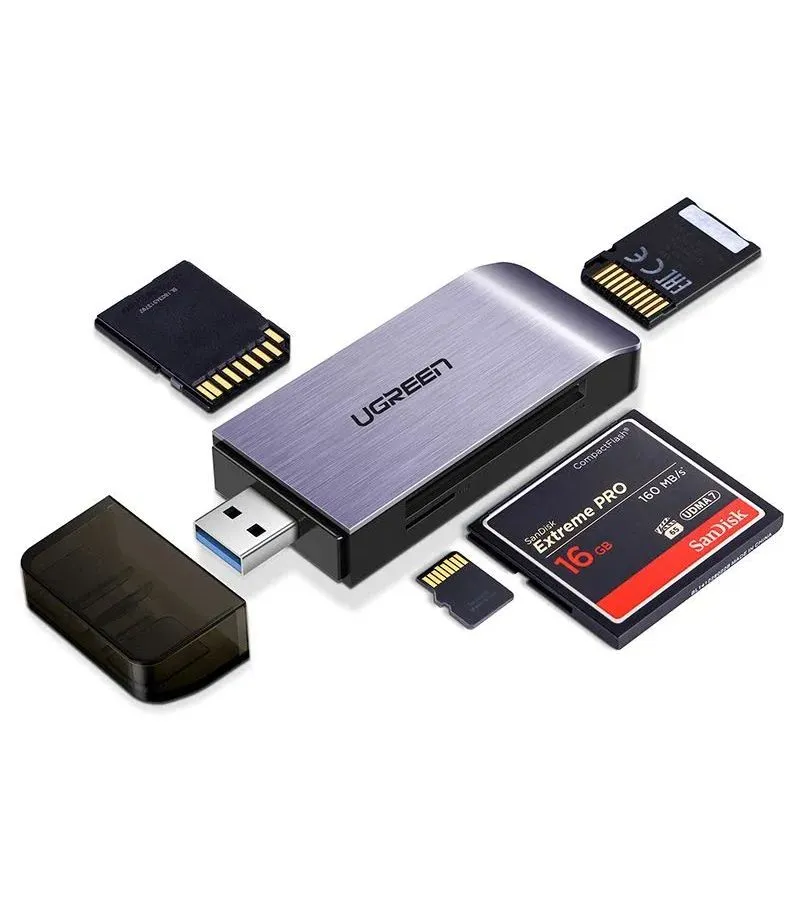 Карт-ридер UGREEN CM180-50541 Space Gray (50541) - фото 3