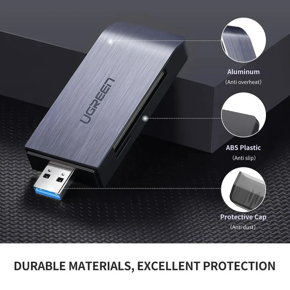 Карт-ридер UGREEN CM180-50541 Space Gray (50541) - фото 6