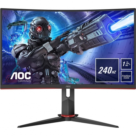 Монитор AOC 31.5'' C32G2ZE/BK Black - фото 1