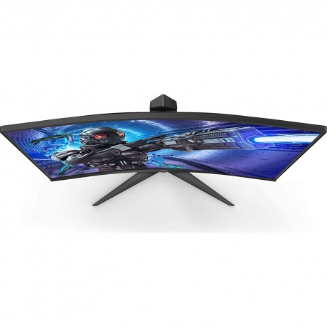 Монитор AOC 31.5'' C32G2ZE/BK Black - фото 7