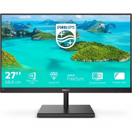 Монитор Philips 27" 275E1S (00/01) black (275E1S (00/01))