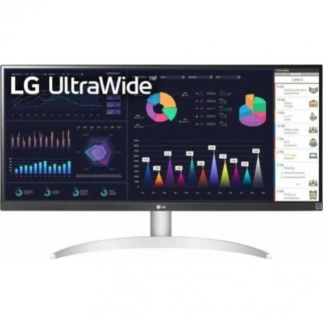 Монитор LG 29" UltraWide 29WQ600-W серебристый (29WQ600-W.ARUZ)