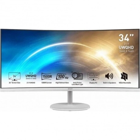 Монитор MSI 34" PRO MP341CQW White (9S6-3PB2CT-025)