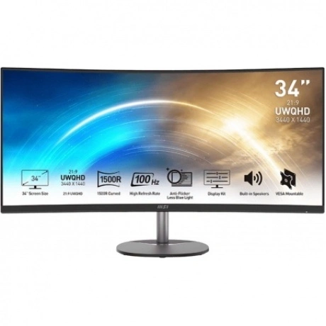Монитор MSI 34" PRO MP341CQ Black (9S6-3PB2CT-027)