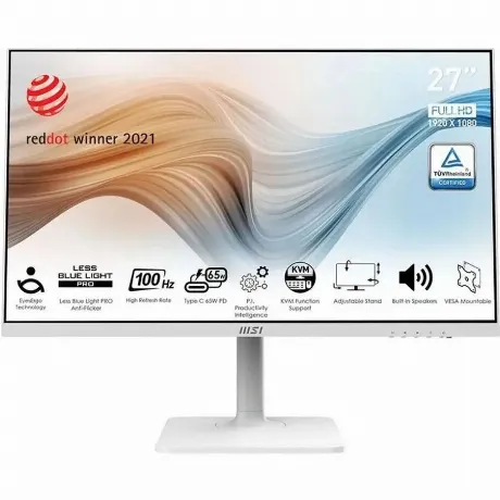 27" Монитор MSI Modern MD272XPW, 1920x1080, IPS, 100Гц, белый ( ...
