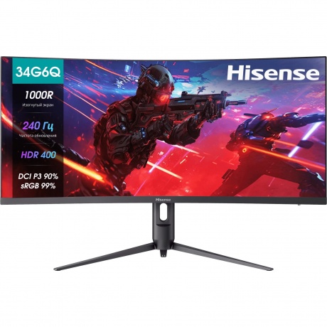 Монитор Hisense 34" 34G6Q-PRO - фото 1