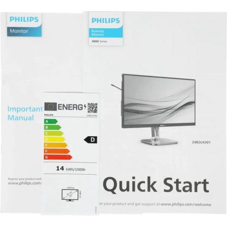 Монитор Philips 23.8" 24B2U4301 черный IPS LED - фото 22