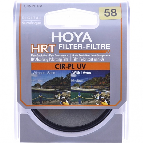 Фильтр поляризационный Hoya PL-CIR UV HRT 58 MM - фото 5