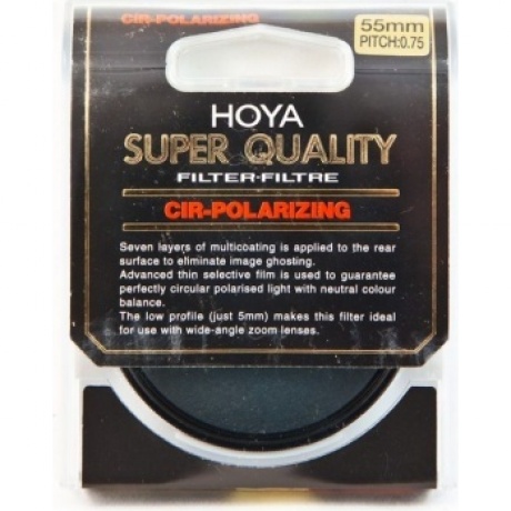 Фильтр поляризационный Hoya PL-CIR SUP HMC 55 - фото 2