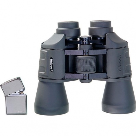 Бинокль Veber Classic БПШЦ 15x50 VRWA широкоугольный, серый - фото 10