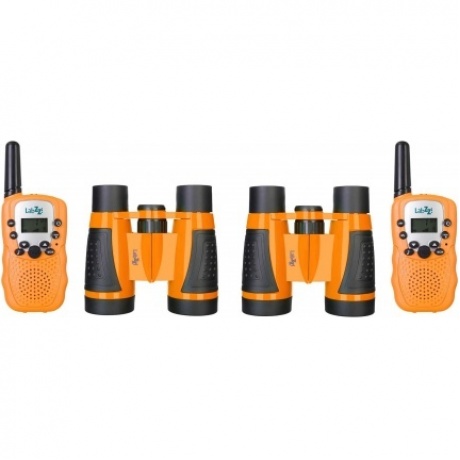 Комплект раций и биноклей Levenhuk LabZZ WTT10 Orange - фото 1