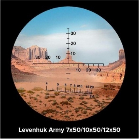 Бинокль Levenhuk Army 7x50 с сеткой - фото 13