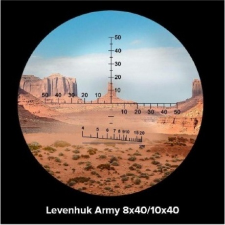 Бинокль Levenhuk Army 8x40 с сеткой - фото 13