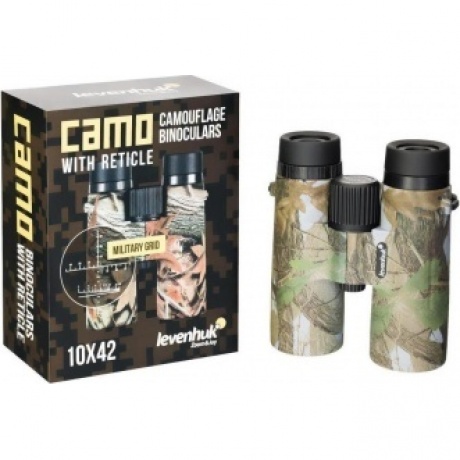 Бинокль Levenhuk Camo Grass 10x42 с сеткой - фото 11
