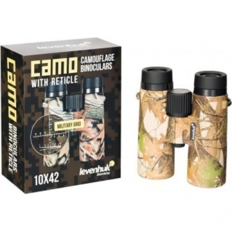 Бинокль Levenhuk Camo Pine 10x42 с сеткой - фото 11
