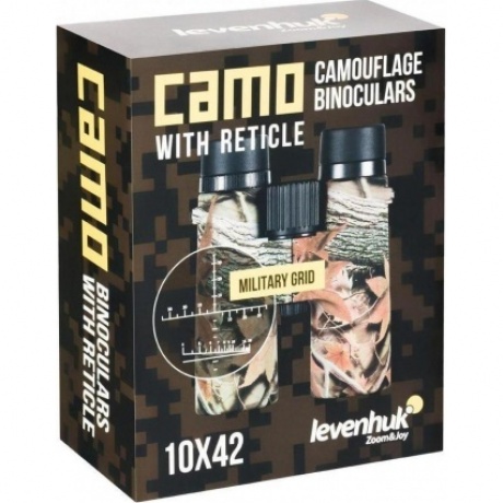 Бинокль Levenhuk Camo Rind 10x42 с сеткой - фото 11