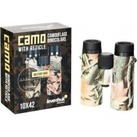 Бинокль Levenhuk Camo Rind 10x42 с сеткой - фото 10