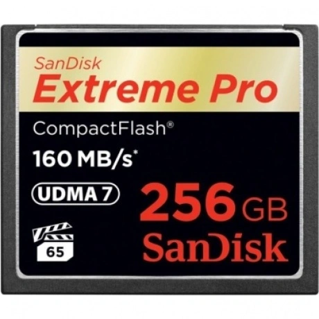 Карта памяти SanDisk Extreme Pro CF 160MB/s 256 GB VPG 65 UDMA 7