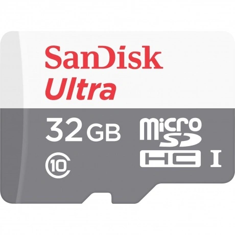 Карта памяти Sandisk micro SDHC 32Gb Ultra Class 10 UHS-I (80/10...