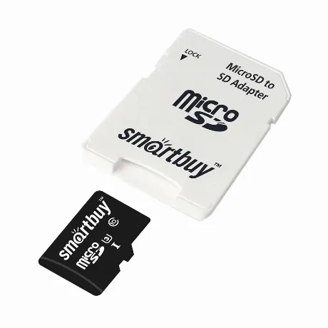 Карта памяти SmartBuy micro SDHC 32Gb Pro UHS-I U3 + ADP (90/70 ...