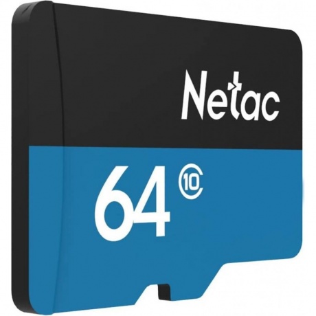 Карта памяти Netac microSD P500 64Gb (NT02P500STN-064G-R) - фото 3