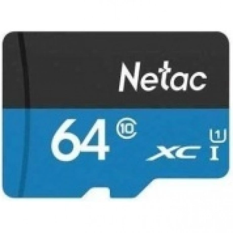 Карта памяти Netac microSD P500 64Gb (NT02P500STN-064G-S)
