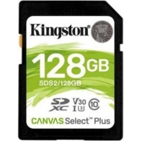 Карта памяти Kingston SDHC 128Gb Class10 (SDS2/128GB)