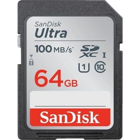 Карта памяти SanDisk SDXC UHS-I 64GB SDSDUNR-064G-GN3IN