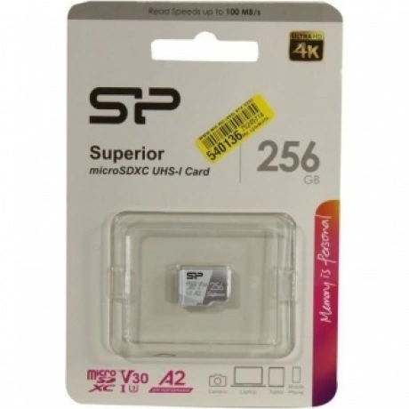Карта памяти microSD 256GB Silicon Power Superior A2 microSDXC C...