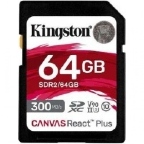 Карта памяти  SDHC Kingston SDHC 64Gb UHS-I Class (SDR2/64GB)