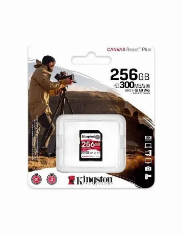 Карта памяти 256Gb Kingston Canvas React Plus SDXC UHS-II U3 V90...