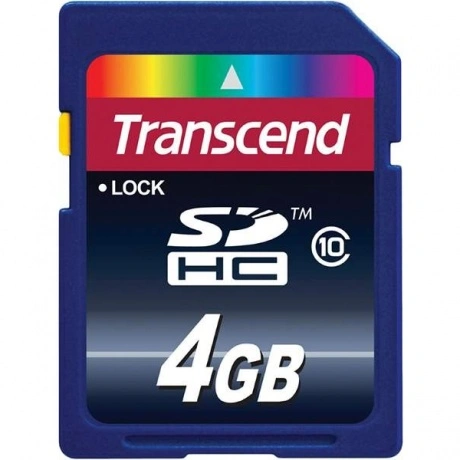Карта памяти Transcend SDHC 4GB Class 10 (TS4GSDHC10)