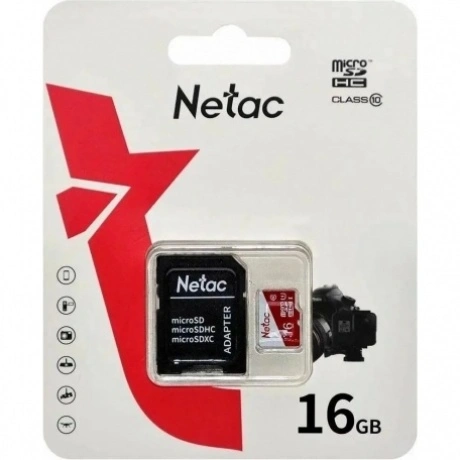Карта памяти microSDHC 16GB Netac P500 ECO (NT02P500ECO-016G-R) ...