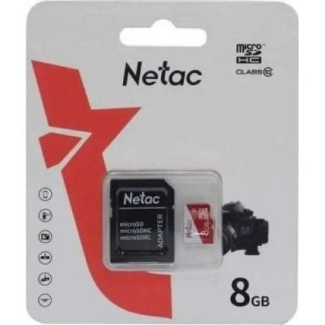 Карта памяти microSDHC 8GB Netac P500 ECO (NT02P500ECO-008G-R) (...