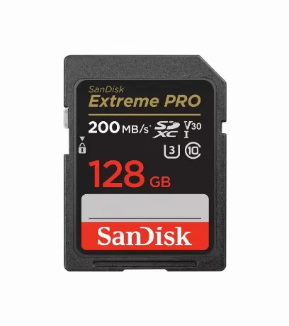 Карта памяти SanDisk SDSDXXD-128G-GN4IN 128 ГБ SDXC Extreme PRO ...