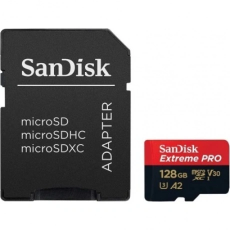 Карта памяти SanDisk SDSQXCD-128G-GN6MA 128 ГБ MicroSDXC Extreme...