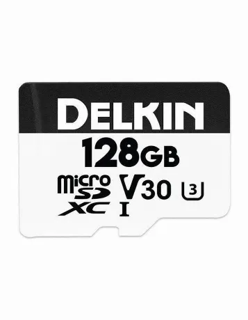 Карта памяти microSD Delkin 128GB Hyperspeed UHS-I SDXC microSD ...