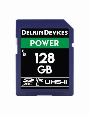 Карта памяти microSD Delkin 128GB POWER UHS-II microSD c SD адап...