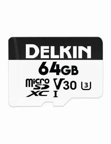 Карта памяти microSD Delkin 64GB Hyperspeed UHS-I SDXC microSD c...