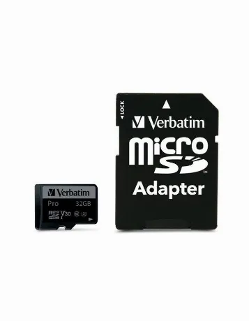 Карта памяти VERBATIM 32GB 90MB/S MICRO SD PRO CLASS 10 UHS-I(IN...
