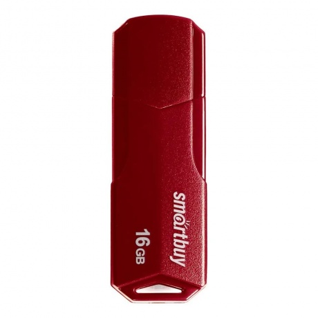 Карта памяти SmartBuy 16GB CLUE Burgundy (SB16GBCLU-BG) - фото 1