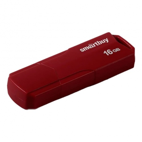 Карта памяти SmartBuy 16GB CLUE Burgundy (SB16GBCLU-BG) - фото 3